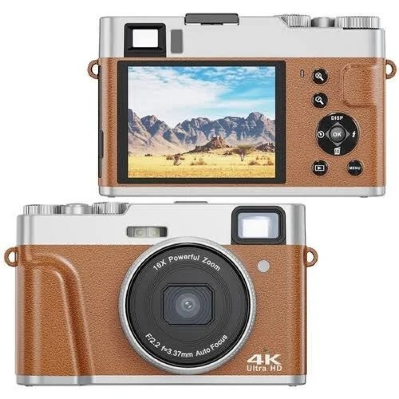 Yonis Appareil Photo Numérique 4k Hd 16x Zoom Avec Écran 2.8 Pouces
